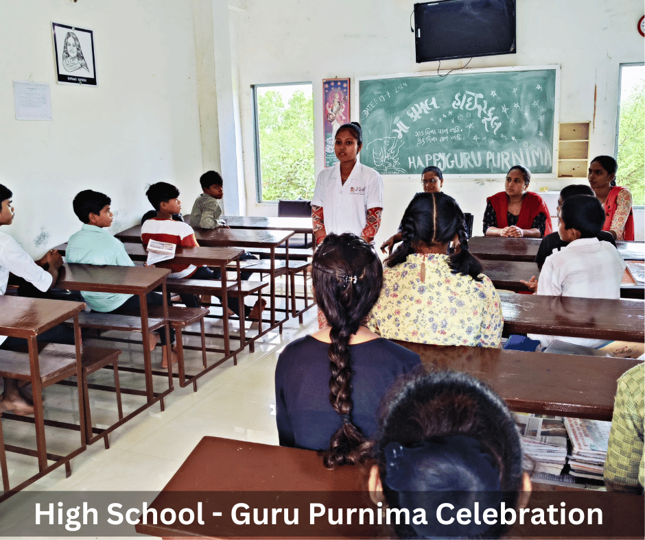 High school - Guru Purnima Celebration